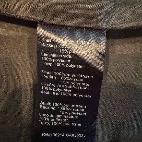 Joe’s Jeans | Black Faux Leather Moto Jacket | Size Small - Picture 9 of 10